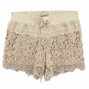 Vanilla‎ Star Girls Lace Eyelet Scalloped Shorts